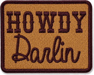 Sticker Howdy Darlin HEY, VALLEY!